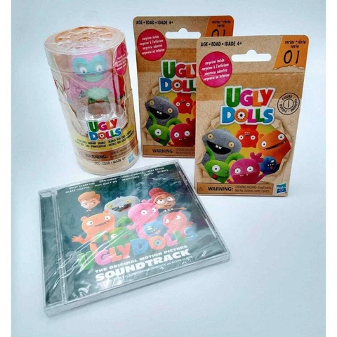 Ugly Dolls CD Soundtrack, Pancake Champ Jeero + 2 Pack Mystery Figures New Cover