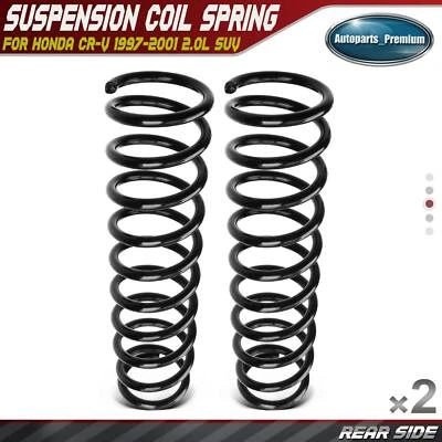2x Muelles helicoidales traseros para Honda CR-V 1997 1998 1999 2000 2001 2,0 L deportivo utilitario Foto 1 de 4