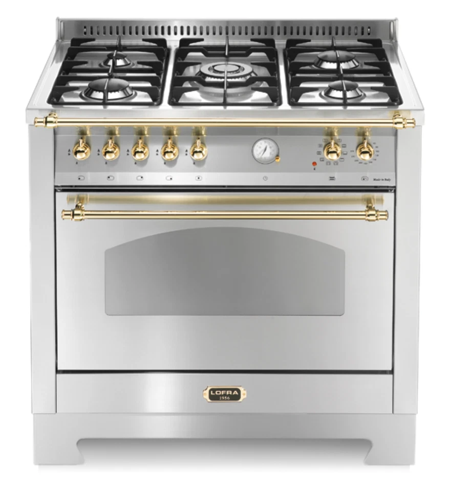 LOFRA DOLCEVITA RSG96MFT/CI CUCINA 90X60 ACCIAIO 5 FUOCHI FORNO MULTIFUNZIONE - Immagine 1 di 1