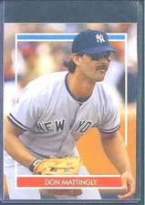 Don Mattingly 1990 Hottest 50 Players sticker