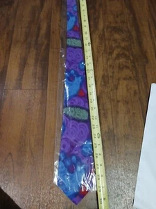 Men's Tie psychedelic, trippy, colorful, - Picture 1 of 6