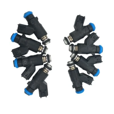 Se adapta a inyectores de combustible Chevrolet Silverado 2500 HD 2010-2019 8 piezas 12613412 Foto 1 de 4