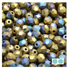 Rutkovsky 151-19001 Round Fire Polished Beads Czech Glass * Many Colors