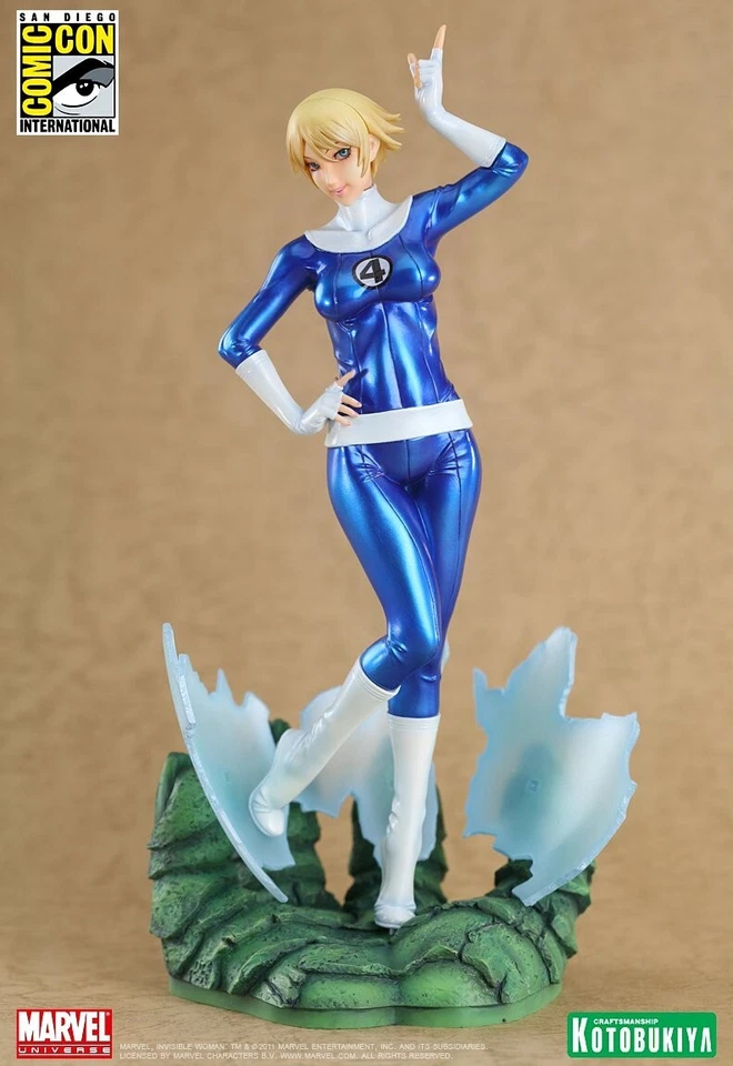 SEALED Invisible Woman Bishoujo SDCC Only 500 made  Statue Figurine KOTOBUKIYA - Image 1 of 4