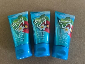 3 Bath & Body Works Beautiful Day Ultra Shea Body Cream 2.5 oz Travel Size NIP - Picture 1 of 3