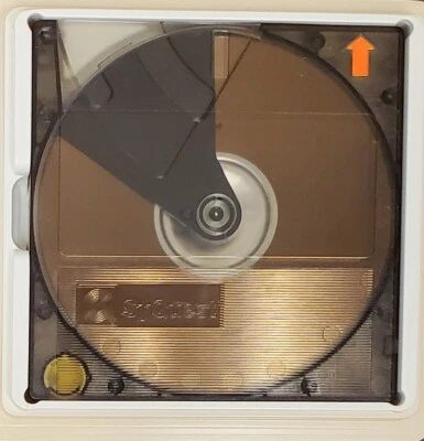 SyQuest SQ800 5.25" Removable 88MB Hard Disk Cartridge with Case FREE SHIPPING - Image 1 of 4