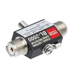 400W Coaxial Lightning Arrestor Surge Protector PL259 Female To PL259 Female - Afbeelding 1 van 6