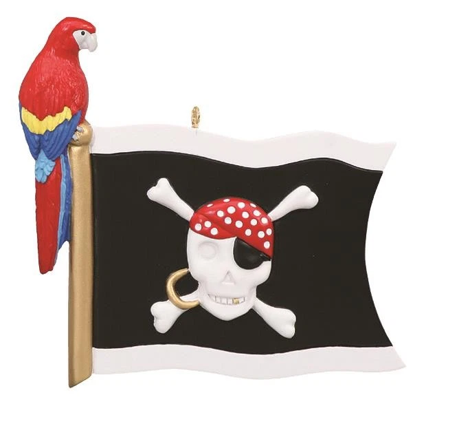 Adorno de árbol de Navidad personalizado JOLLY ROGER Foto 1 de 1