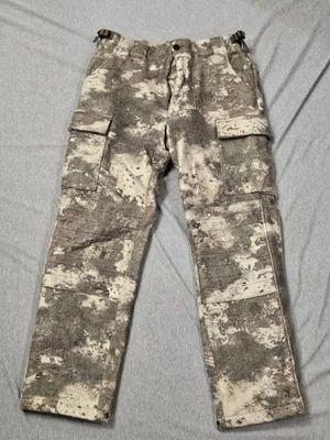 Мужские охотничьи штаны-карго Cabelas 34 стандартные серые снежный камуфляж 4MOST шерсть Windshear - Изображение 1 из 4