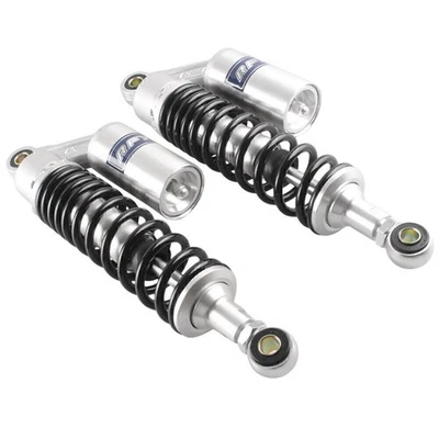 320mm Pair Motorcycle Rear Shock Absorbers For Honda Silver & Black Foto 1 de 4