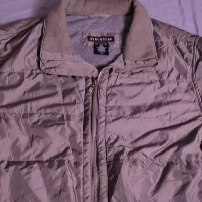 Chaqueta Structure Para Hombre Grande Negra Resistente a la Intemperie Aislada Poliéster Puffer Foto 1 de 4