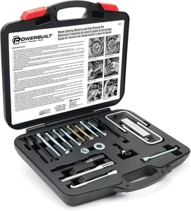 Powerbuilt Master Steering Wheel and Lock Plate Puller Kit, Foreign Silver - Bild 1 von 6