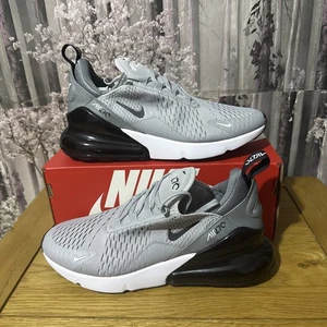 NIKE AIR MAX 270 GS JUNIOR WOLF/GRIS TALLA UK 5,5 EUR 38,5 HM9618-001 - Imagen 1 de 8