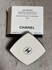 Chanel Les Beiges Healthy Glow Sheer Colour Powder # 50 SPF 15 - Picture 1 of 6