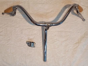 Fahrrad Lenker klappbar Typ GRAZIELLA Ø 20 KRAGEN BEFESTIGUNG Sattel weiß - Bild 1 von 21