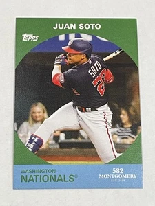 2022 Topps 582 Montgomery Club Baseball #14 - Juan Soto - Washington Nationals - Picture 1 of 2