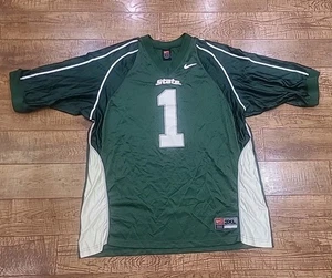 Nike Team Michigan State Spartans Fußball Trikot Erwachsene 3XL grün #1 - Bild 1 von 10