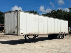 2013 Wabash National 53’ T/A Dry Van Enclosed Cargo Delivery Box Trailer bidadoo - Picture 1 of 12