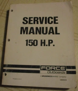 1989-1991 a models Force Outboards 150 HP Service Shop Manual OB4643 - Picture 1 of 3