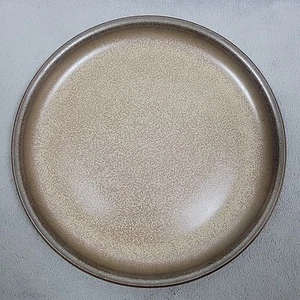 VTG Denby Romany 8" Salad Luncheon Plate England Brown Stoneware #b FREE SHIP - Picture 1 of 4