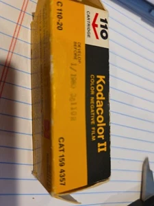 BRANDNEU Kodak Kodacolor II 110 Film 20 Belichtungen EXP 1/1980 - Bild 1 von 1