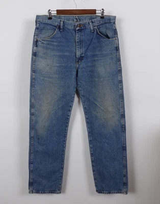 Vintage Rustler Jeans Mens 36x32  Blue Denim Western 100% Cotton Medium Wash USA - Image 1 of 4