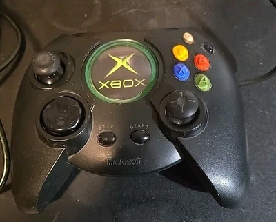 Xbox Duke Controller OEM Microsoft Original w/ Breakaway Cable - Tested READ! - Image 1 of 2
