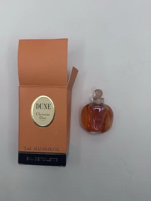 DUNE BY CHRISTIAN DIOR 5ML MINI EDT SPLASH (NUEVO CON CAJA) Foto 1 de 4