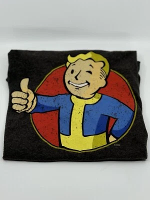 Nueva Camiseta Fallout Adulto - Pip Boy Pulgares Arriba Círculo Pic Foto 1 de 3