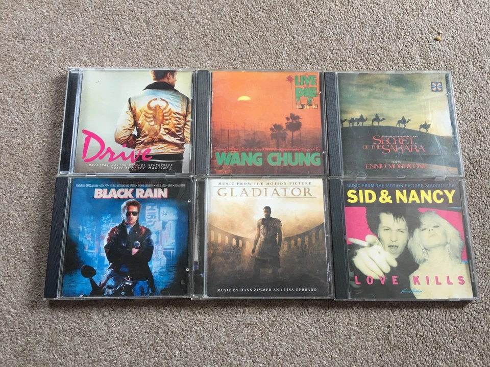 soundtrack 6 cd black rain gladiator sid and nancy drive live and die in la secr - Image 1 of 1