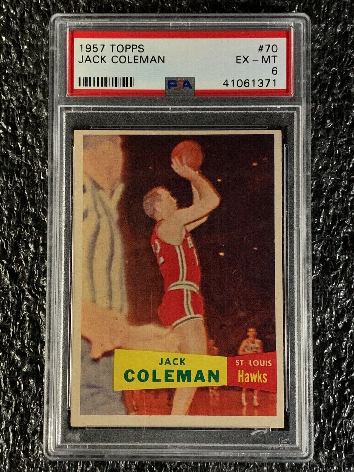 1957 Topps Basketball #70 Jack Coleman PSA 6