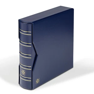 Álbum Leuchtturm para 200 FDC o cartas Din Lang incl. casete protector azul - Imagen 1 de 3