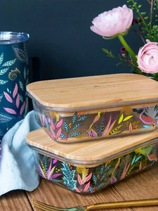 Sara Miller - Savannah - Glass Lunch box - Picture 1 of 2