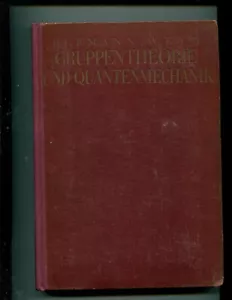 Hermann Weyl,Gruppentheorie und Quantenmechanik, 1928 - Picture 1 of 4