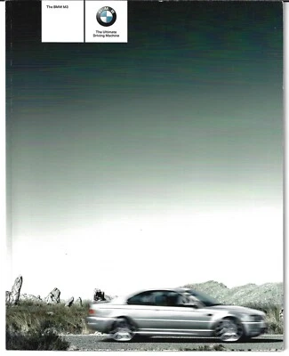 BMW M3 & M3 CS E46 2005-2006 UK Market Sales Brochure Coupe Convertible 3-Series - Image 1 of 4