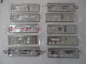 10x ATX BLENDEN IO SHIELDS ATX Blende für Asus und Gigabyte Mainboards- - Bild 1 von 4