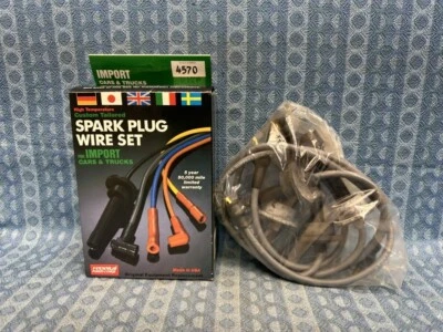 Toyota Corolla 1980-1982 1,8 L 4 cilindros Nuevo juego de cables de bujía EE. UU. #4570 Foto 1 de 4