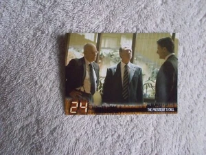 Artbox 2008 - 24 - "THE PRESIDENT'S CALL" #27 Season 5 Trading Card - Picture 1 of 2