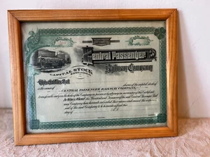 New Jersey Central Passenger Railway Co Aktienzertifikat Atlantic City Trolley - Bild 1 von 2