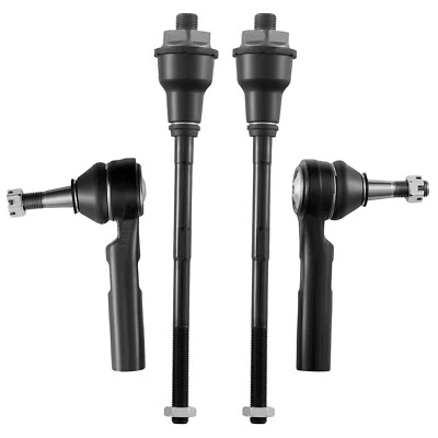 Front Inner and Outer Tie Rods for Chevy Silverado GMC Sierra 1500 Tahoe Yukon - Imagem 1 de 4