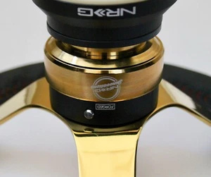NRG SHORT HUB QUICK RELEASE STEERING WHEEL GDCG HONDA 88-91 CIVIC EF CRX - Bild 1 von 6