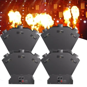 4stk 200W Flammenprojektor 3.5-5m Jet Flame Machine Bühnen Dj Feuermaschine Show - Afbeelding 1 van 27