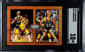 1993-94 NBA Hoops MB1 Johnson / Bird SGC 10 GEM POP 1