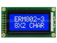 5V Blue Character 8x2 LCD Module Display w/Tutorial,HD44780,White Backlight