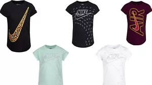 Nike Air Girls Pro Short-Sleeve Less Junior T Shirt Girls Top Age 3-7 Years - Picture 1 of 17