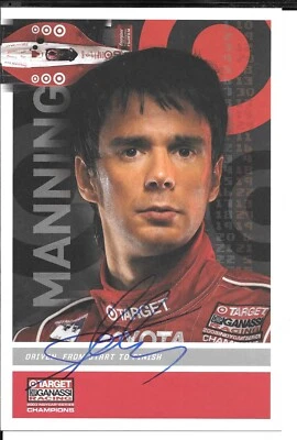 DARREN MANNING SIGNED / Autographed hero card Indy Car TARGET Racing - Image 1 of 2