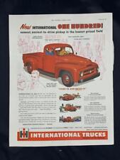 Magazine Ad* - 1954 - Internatinal Trucks
