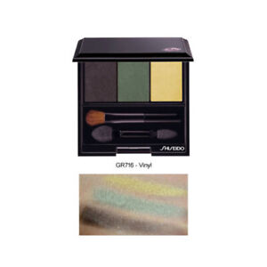 Shiseido The Makeup Satin Eye Color Trio GR716 Charcoal Green Gold NWT