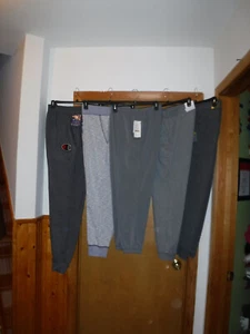 Pull On Mix Brand's Men's Active Pants,2XL,1X,Dar,Med,Light Grey NWT - Picture 1 of 26
