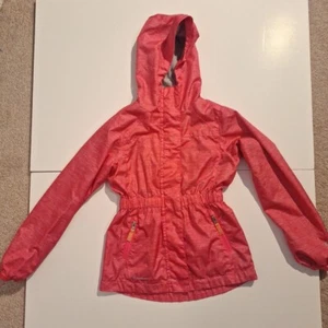 Champion Girls Pink Jacket Hooded VentureDry Lightweight Girls Size S (6-6x) - Picture 1 of 9